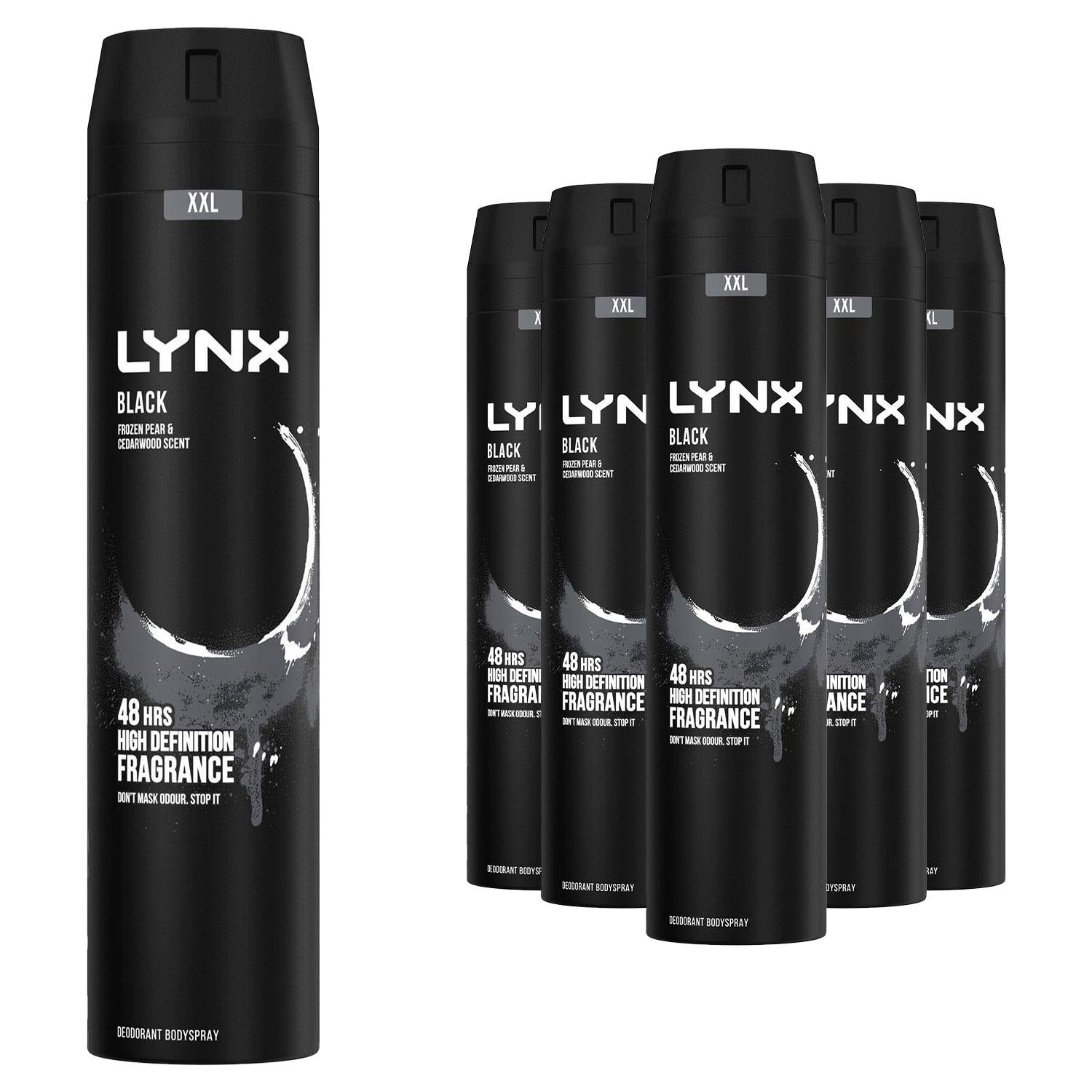 Xxl Black 48-hour High Definition Fragrance Body Spray Deodorant, 250ml | Set-of-12