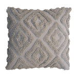 Artisan Furniture 2 Grey Mini Diamond Tassle Cushions
