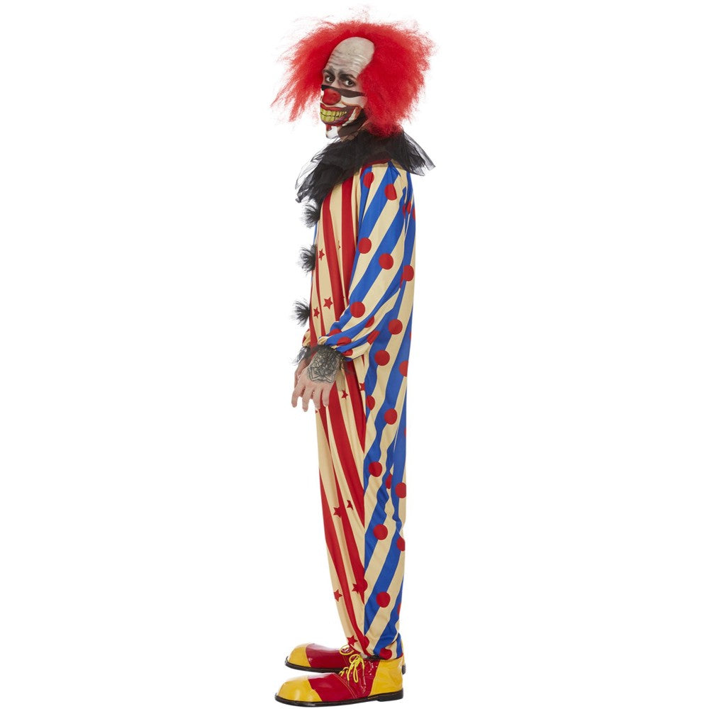 Creepy Clown Costume, Mens | Medium