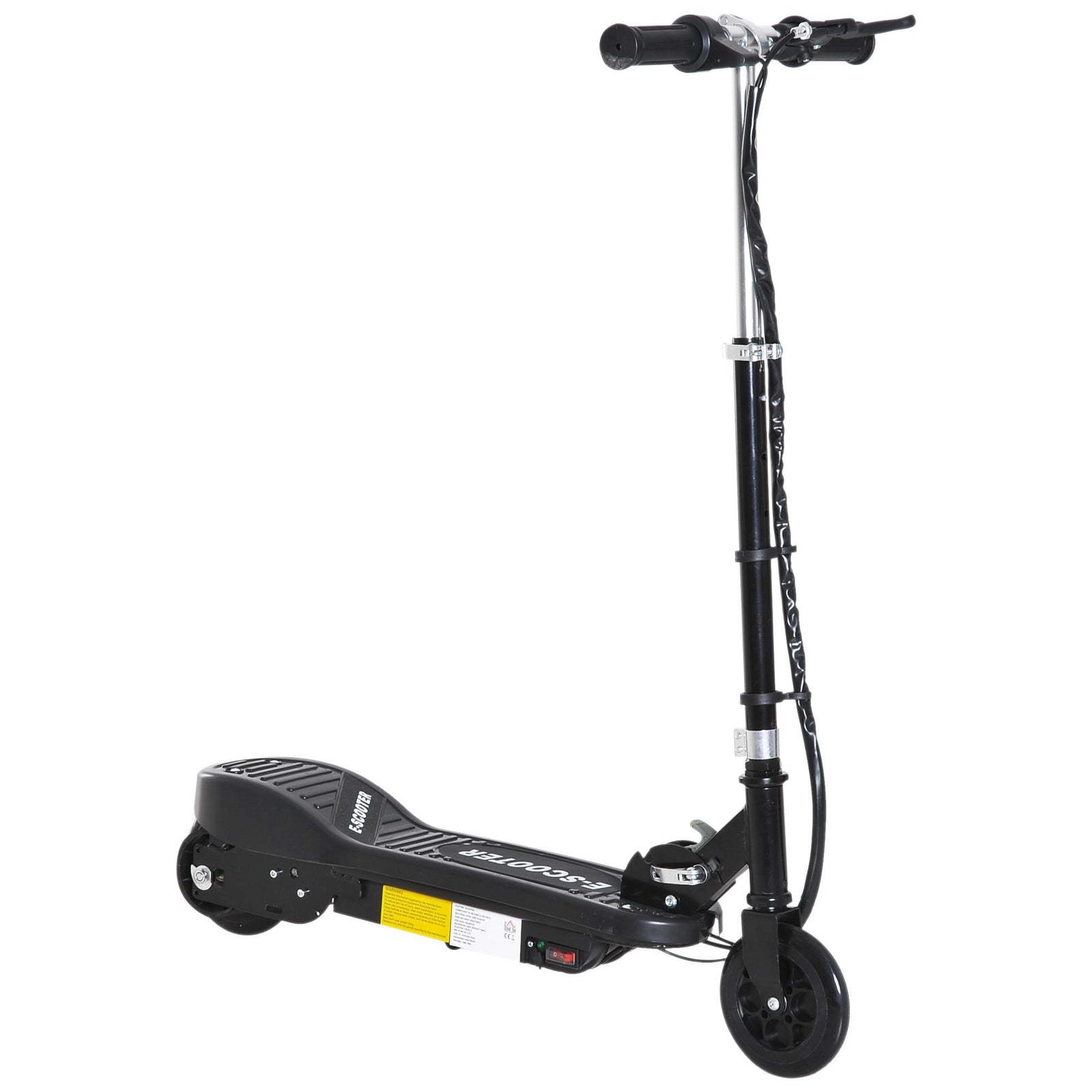 Folding Kids Electric Scooter 7-14 Adjustable Battery Power | Black