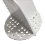 Recycled Toothbrush Holder - Three compartments - Easy to clear removable parts - Made in the UK | Stone