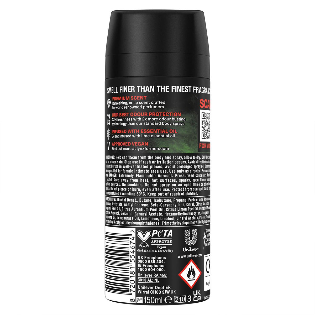 Men Deodorant Watermelon Freeze With 72hrs Freshness 150ml | Set of 24