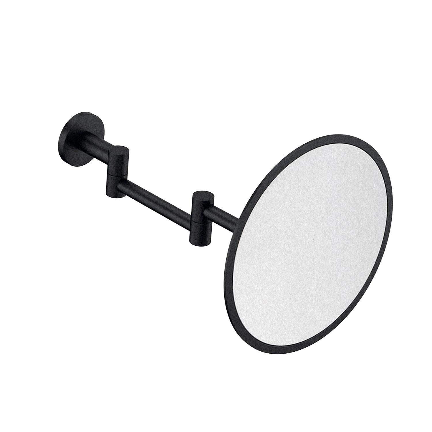 Wall Magnifying Mirror, Matt Black Architect Sp (x5)
