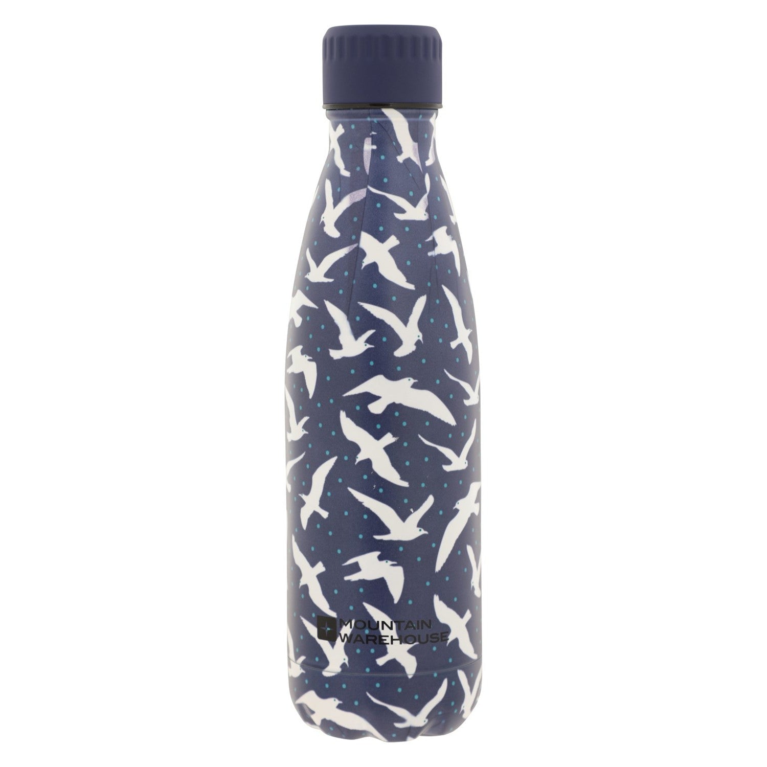 Birds 480ml Water Bottle | One Size | Blue