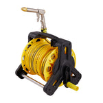 25/35m Portable Garden Watering Hose Reel Set | Medium | Yellow