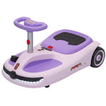 12v Electric Wiggle Car With Pedal, 2 Speeds, Soft Start | Purple