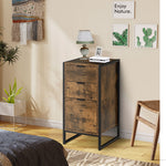 Industrial 3-drawer Cabinet Sideboard Storage Organizer