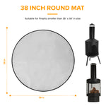 38" Round Fire Mat