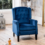 Annapoli Recliner Armchair | Dark Blue