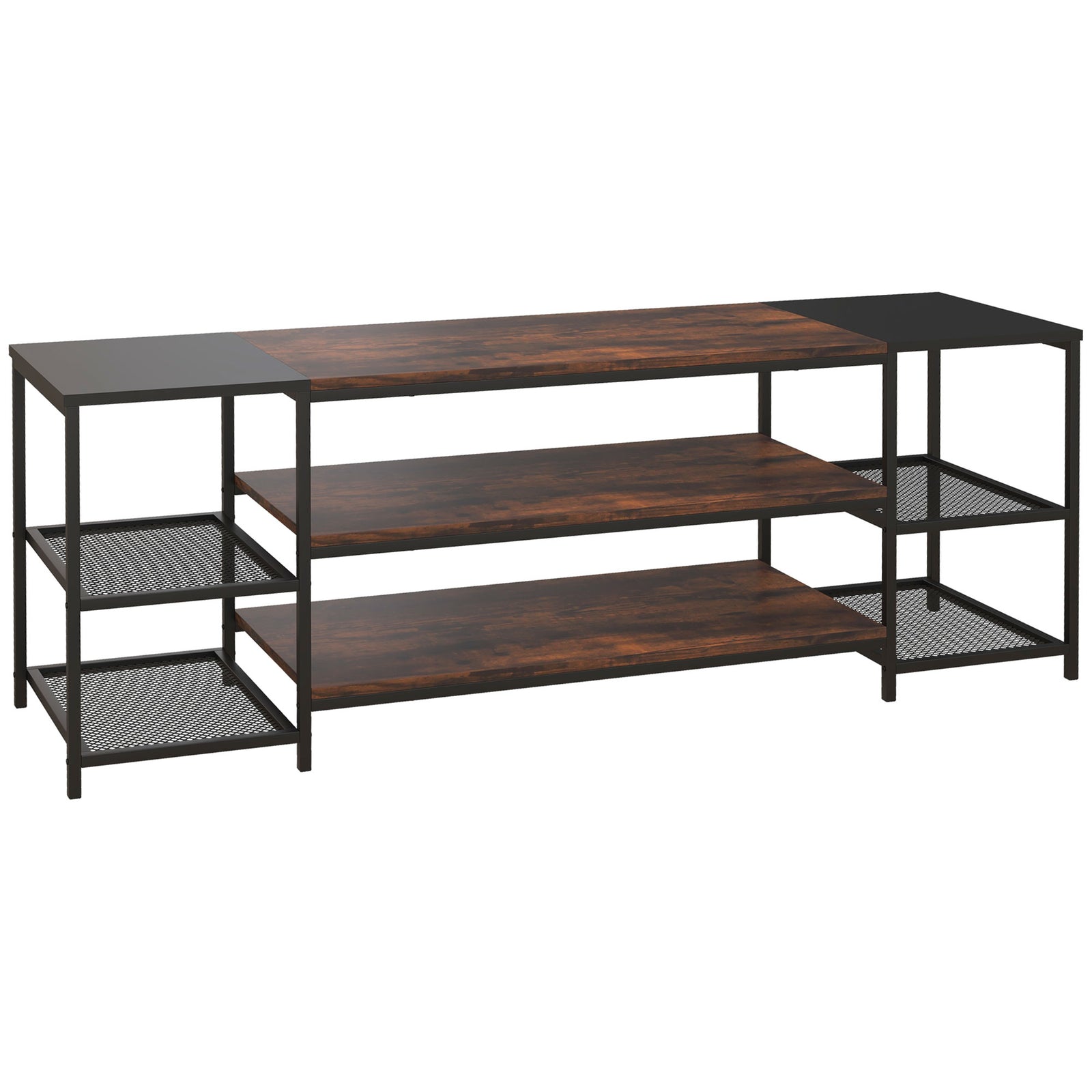Tv Unit For Tvs Up To 60 Inches Shelves | Black