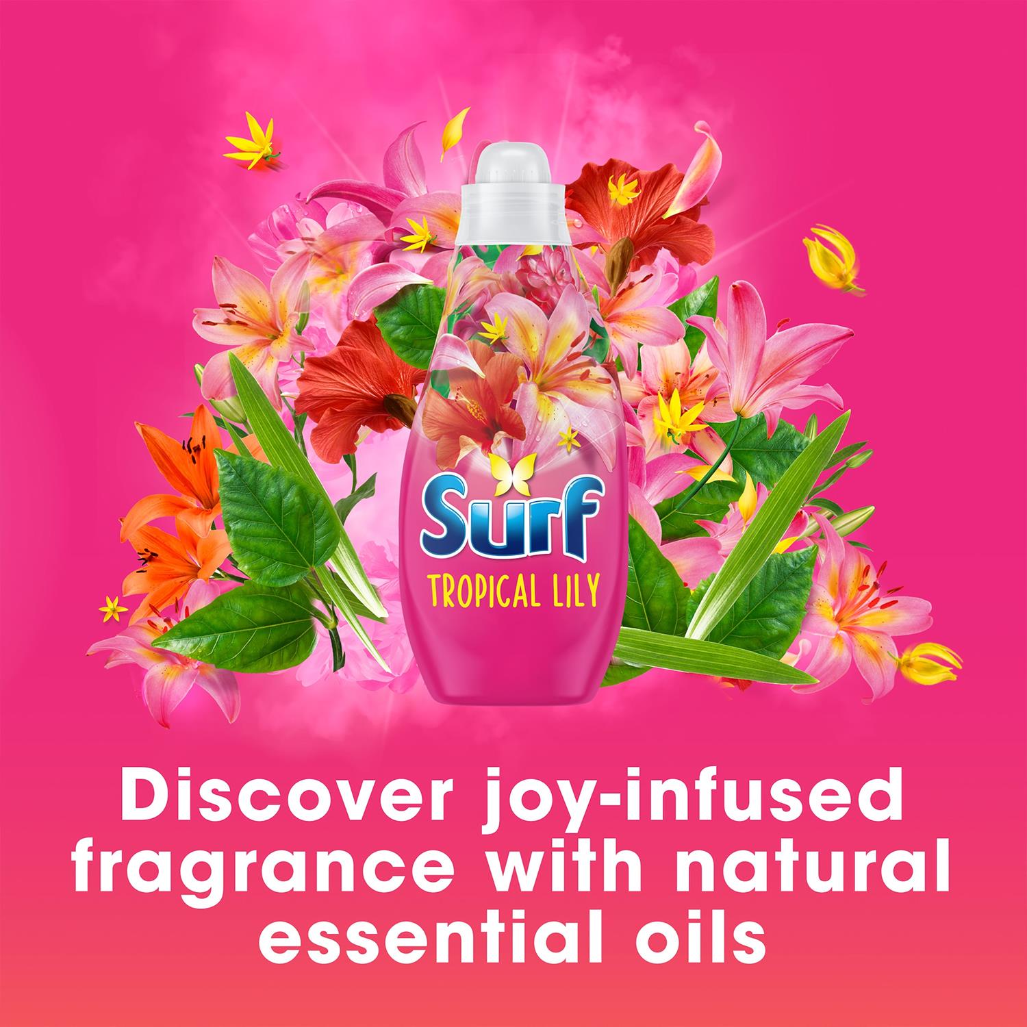 Laundry Washing Liquid Detergent Tropical Lily 1.30 Litre, 48 Washes, 2pk