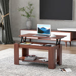 Lift Up Top Coffee Table With Hidden Storage