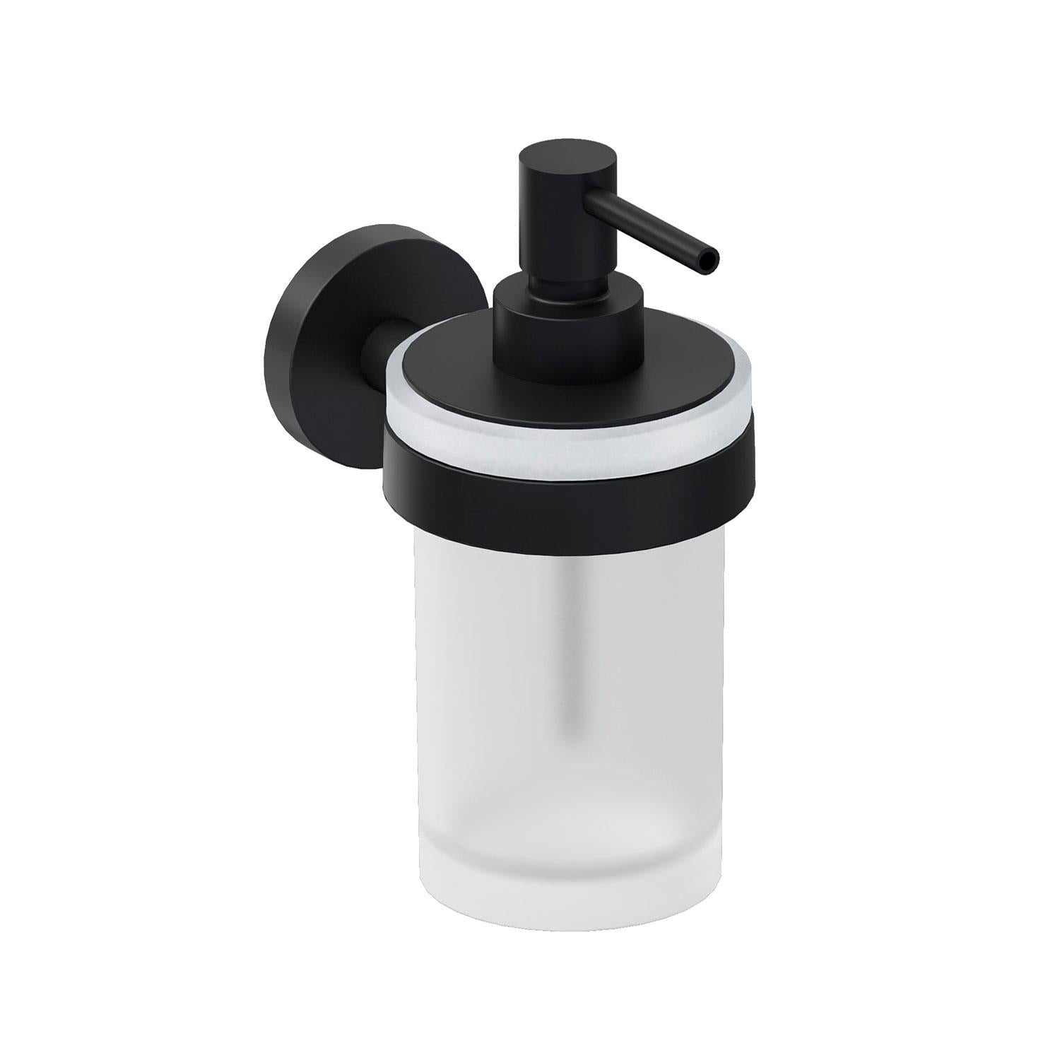 Soap Dispenser, 200ml, Matt Black, Anti-corrosion, Start Collection