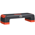 3-height Adjustable Aerobic Step, Grey/red