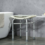Aluminium Shower Stool Adjustable Bath Stool For Disabled