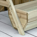 3 Tier Wooden Raised Garden Bed | Green