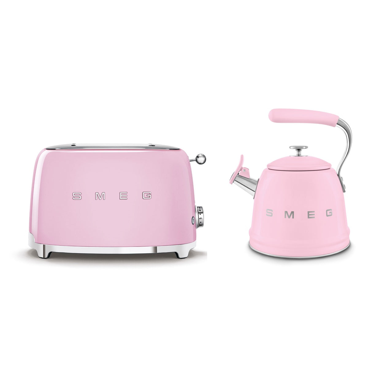 Wkf01, Tsf01 Stovetop Kettle And Toaster Set | Pink