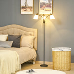 Tree Floor Lamp With 3 Adjustable Light Industrial