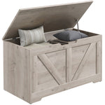 Storage Trunk For Living Room, With Safety Hinges 80cm | One Size | Gray