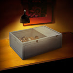 94 Cm Wooden Tortoise House Turtle Habitat Small Reptile Cage | Gray