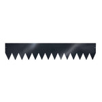 Metal Garden Border Edging 1m Saw Tooth Spikes | Set-of-5 | Anthracite Grey