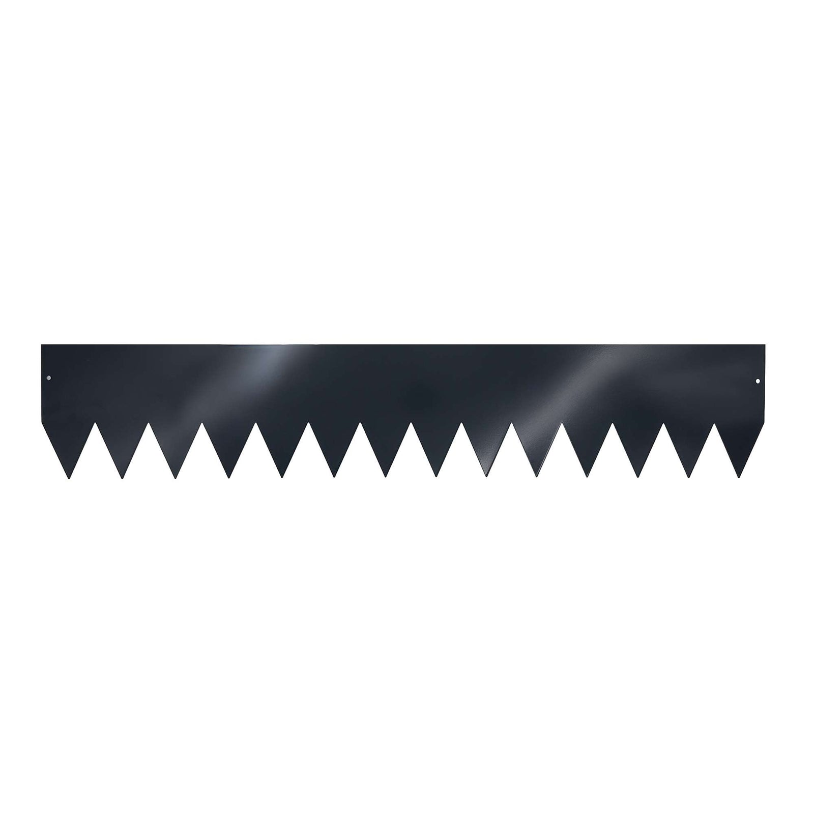Metal Garden Border Edging 1m Saw Tooth Spikes | Set-of-5 | Anthracite Grey