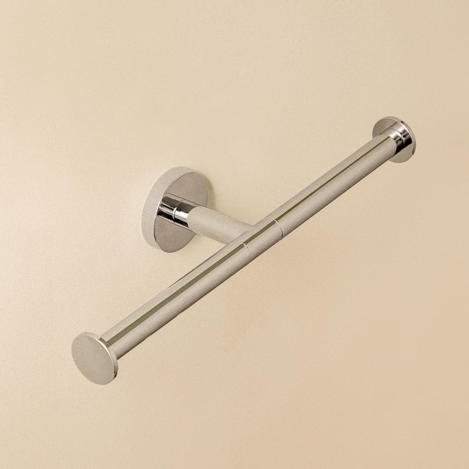 Double Toilet Roll Holder, Chrome, Hidden Fixings, Start Collection