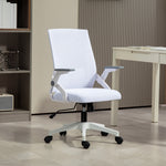 Mesh Office Chair Flip-up Arm Grey | White
