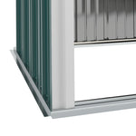 Outdoor Storage Shed Steel Garden Shed With Lockable Door | Green