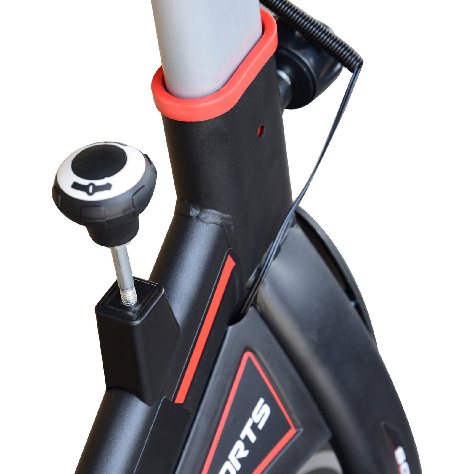 Exercise Bike Indoor Cycling W/ Lcd Display, Heart Sensor | Black