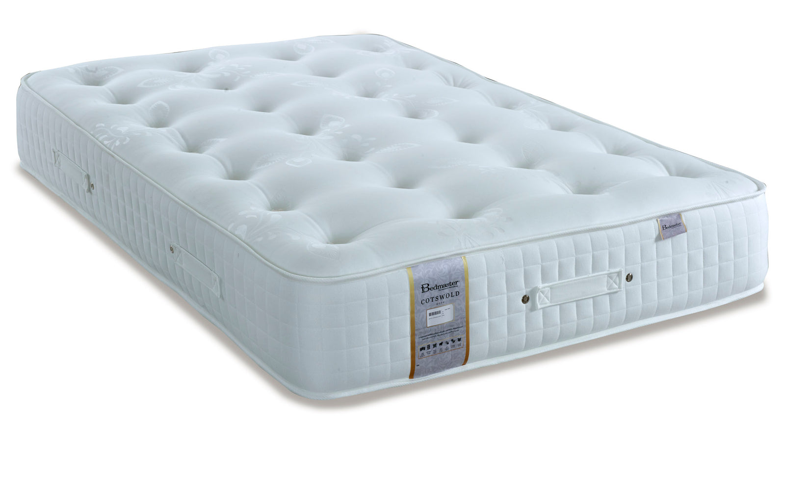 Cotswold 3000 Pocket Sprung Natural Mattress | Double | White