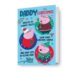 Peppa Pig Daddy Christmas Card Official Product