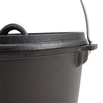 Breeins 3-legged Cast Iron Dutch Oven With Spring Handle