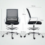Draughtsman Chair, Ergonomic | Black