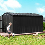 12 X 8 Ft Garden Shed, Outdoor Storage Shed With 4 Vents