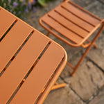 Colourways Vibrant Folding Patio Or Balcony Set | Orange
