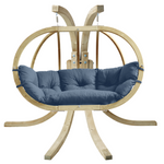 Globo Royal Double Seater Hanging Chair Set | Double | Blue