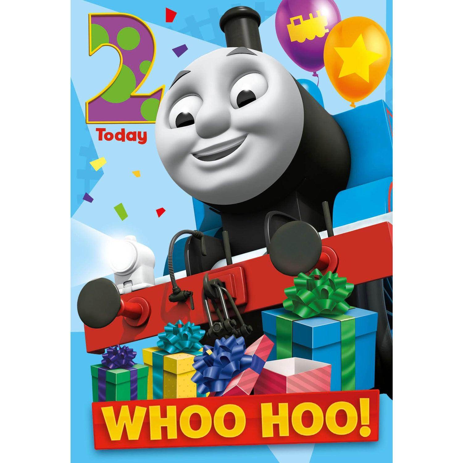 Thomas & Friends Age 2 Birthday Card Official Product