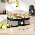 5 Tier Food Dehydrator, 245w For Drying Fruit, Meat, Vegetable, Black