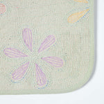 Floral Multi Colour Cotton Bath Mat | Bath Mat | Multi Colour