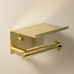 Paper Holder With Cover Brushed Gold Pvd Architect Sp