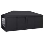 3 X 6 M Pop Up Gazebo With Sides And Windows | Gray