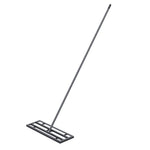 30"x10"/45"x10"garden Lawn Levelling Rake With Serrated Design 84"long Handle | Small