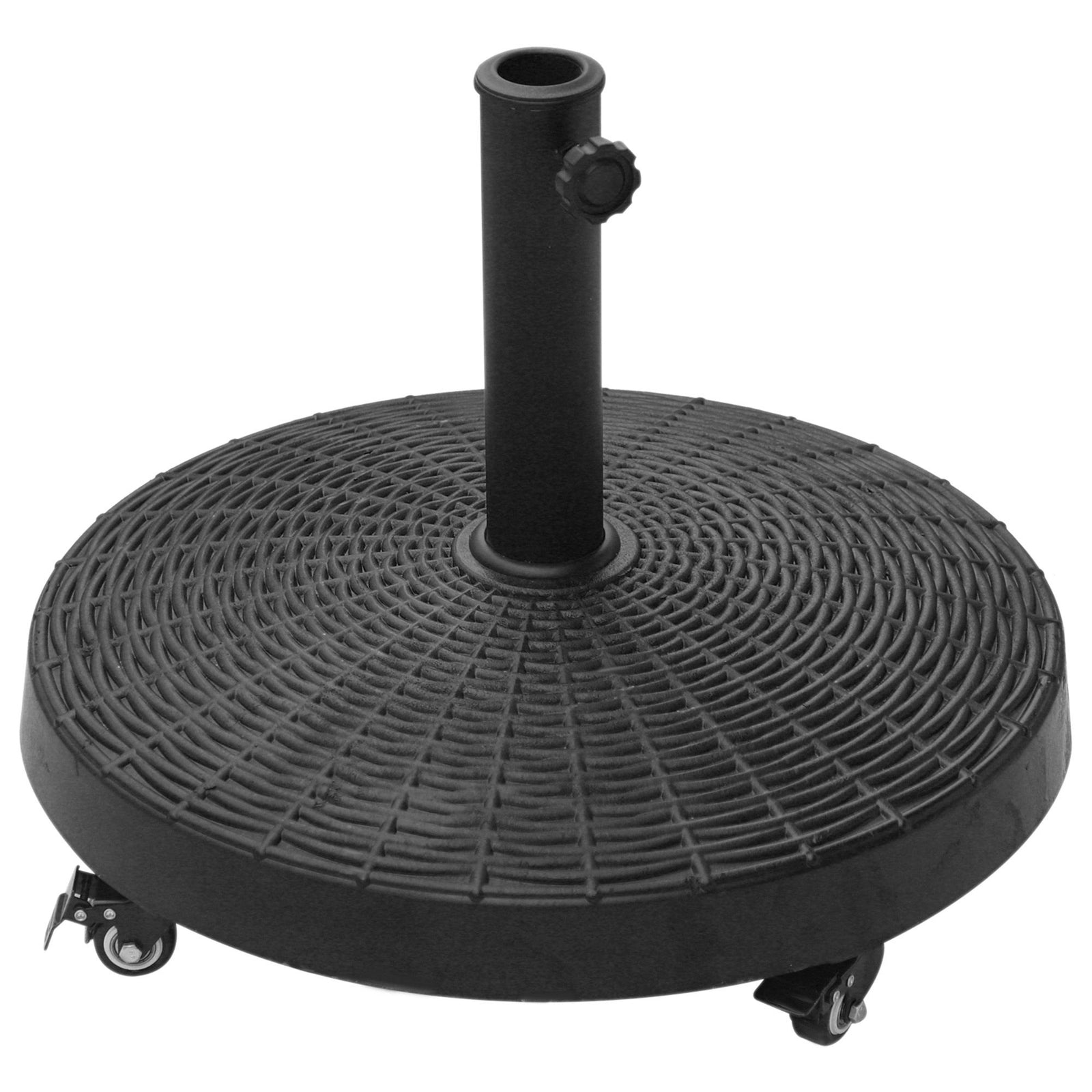 Resin Patio Umbrella Base W/ Wheels