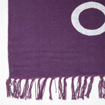 Keep Calm And Carry On Handwoven 100% Cotton Rug | 60cm x 100cm | Purple