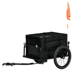 Bike Cargo Trailer With Foldable Storage Box | Black