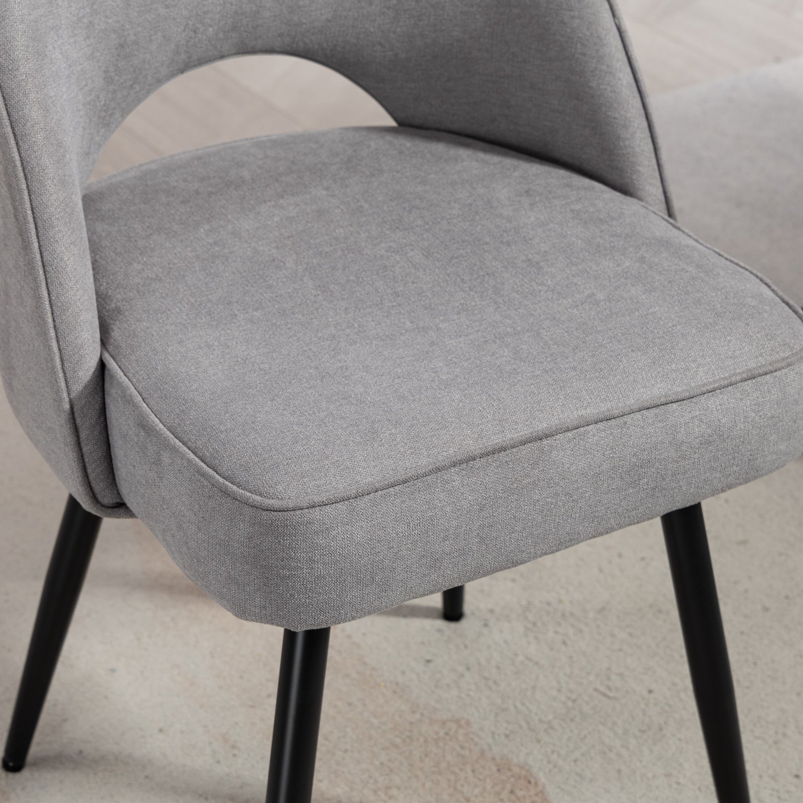 Ashley Fabric Dining Chairs - Set Of 2 | Grey