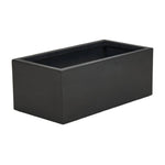 Rectangular Cement Planter Box With Drainage Hole, Outdoor Concrete Flower Pot For Garden | Large