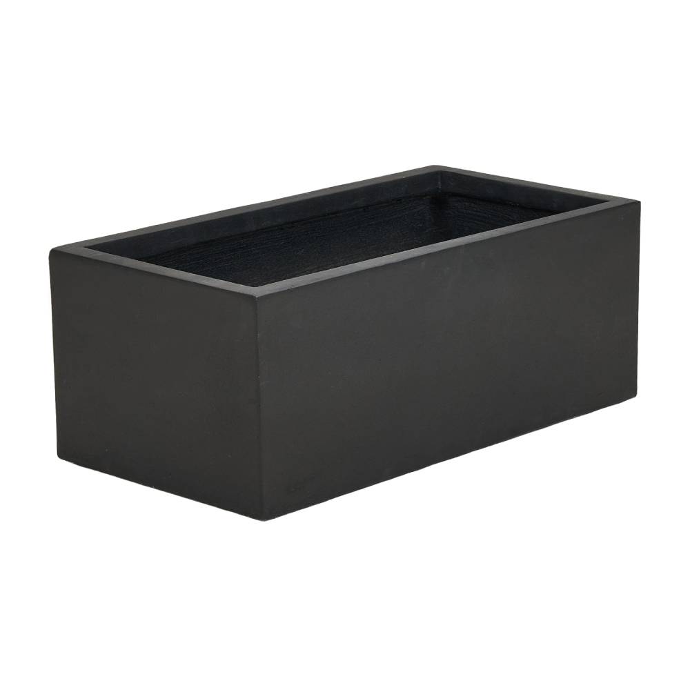 Rectangular Cement Planter Box With Drainage Hole, Outdoor Concrete Flower Pot For Garden | Large