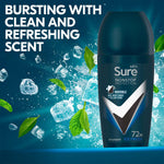Men Anti-perspirant Roll On 72h Nonstop Protection Ice Fresh 50ml, 6 Pack | 6